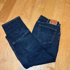 Men’s Levi’s Jeans 505 Original Straight Leg | W38 L30 Dark Wash Denim
